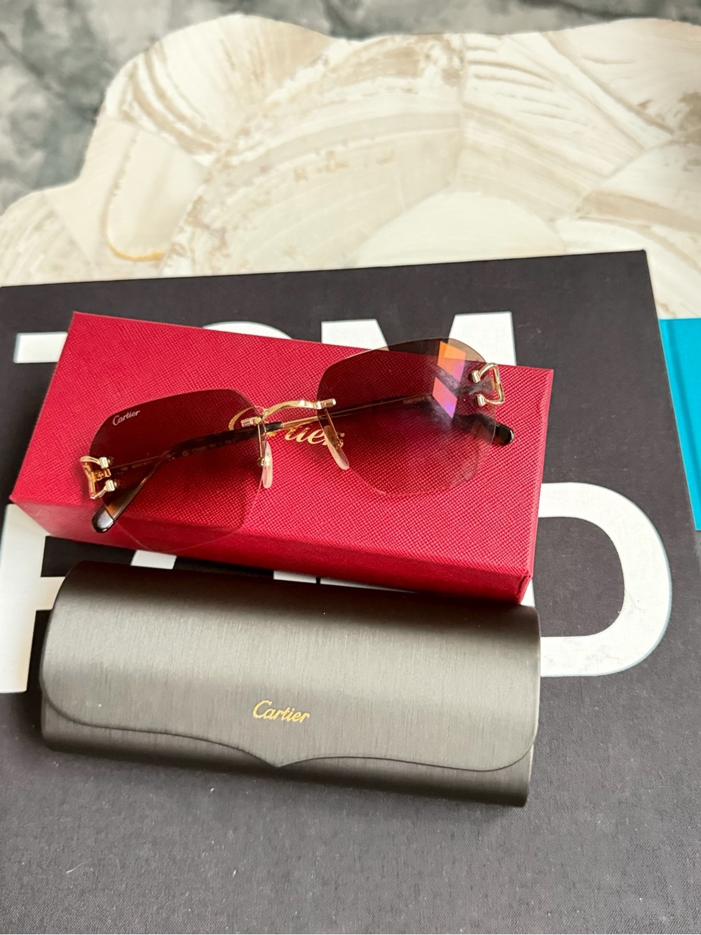 Cartier Rimless Sunglasses - Picture 9 of 13